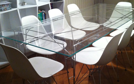 design inox table meuble